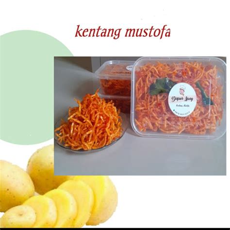 Jual KENTANG MUSTOFA BOX 500 ML LAUK KERING KENTANG TANPA KAPUR SIRIH