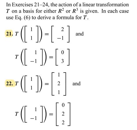 Solved A Transition Matrix P From B To The Standard