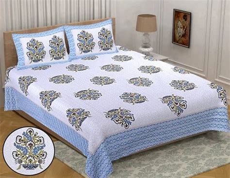 Floral Print Cotton Bed Sheet At Rs Piece In Indore Id