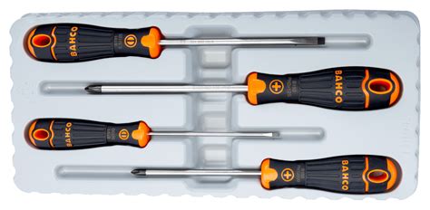 Generic Bahco Standard Phillips Slotted Screwdriver Set Piece B