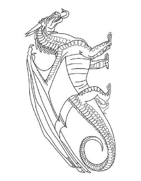 Wings Of Fire Coloring Pages Free Printable Pdf