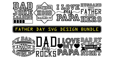 Father Day Svg Bundle Bundle · Creative Fabrica