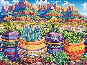 Amazon Mesa Verde Succulent Sunset By Cross Glory 1000 Piece