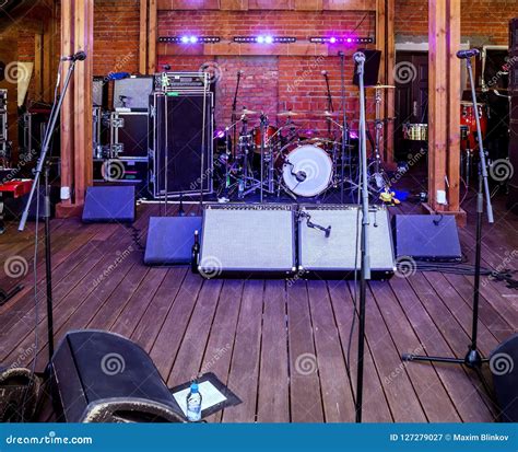 Rock Concert Stage Stock Image Image Of Effects Recreation 127279027