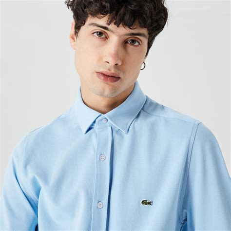 Lacoste Erkek Slim Fit Mavi Gömlek CH0337 37M Lacoste