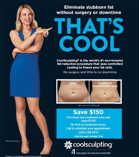 That's cool-$150 off any CoolSculpting treatment area! - Baton Rouge Clinic