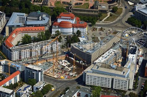 Luftaufnahme Dresden Neubau Eines B Ro Und Gesch Ftshauses Im