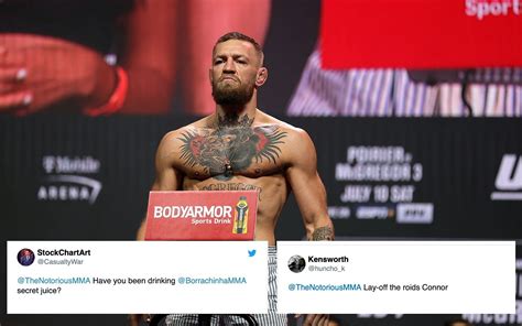 Conor Mcgregor Steroids Lay Off The Roids Fans React To Conor Mcgregor Looking Back At