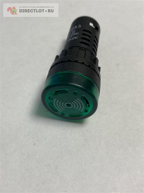 Индикатор светозвуковой AD16-22SM 24V зеленый купить в Октябрьском цена ...