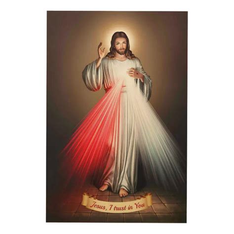 Divine Mercy Devotional Image Wood Wall Art Zazzle