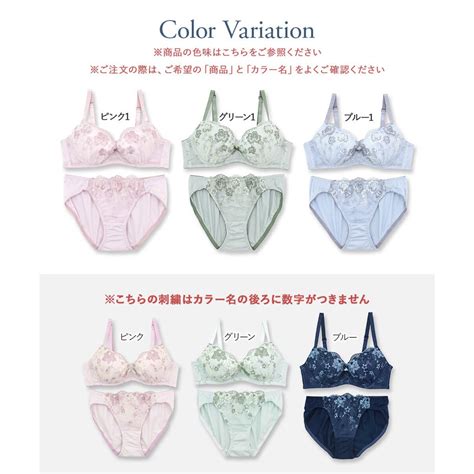 フランデランジェリー fran de lingerie 刺繍レースのベーシックデザイン自分らしいバストに フランスタンダード004 ペアブラジャーワイヤー有り ブラジャーショーツセット
