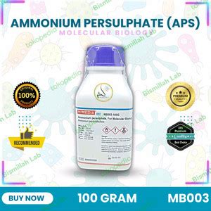 Jual Ammonium Persulphate APS For Molecular Biology NH4 2S2O8 100