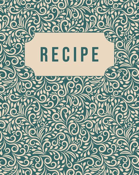 Cookbook 6 Free Pdf Printables Printablee