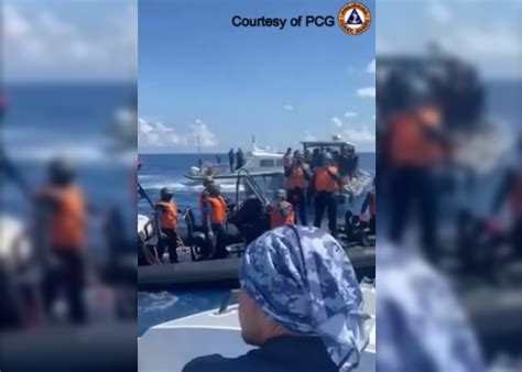 Philippines China Rammed Boat Evacuating Sick Marine From Disputed