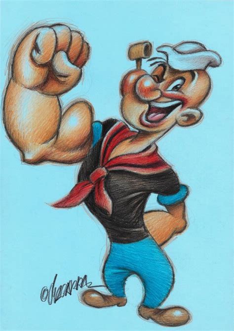 Popeye The Sailor Original Drawing Joan Vizcarra Catawiki