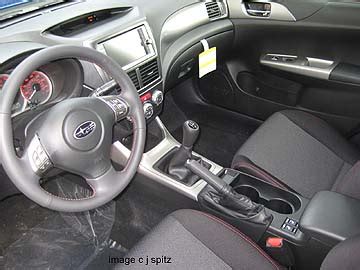 2009 Subaru WRX interior images and photos