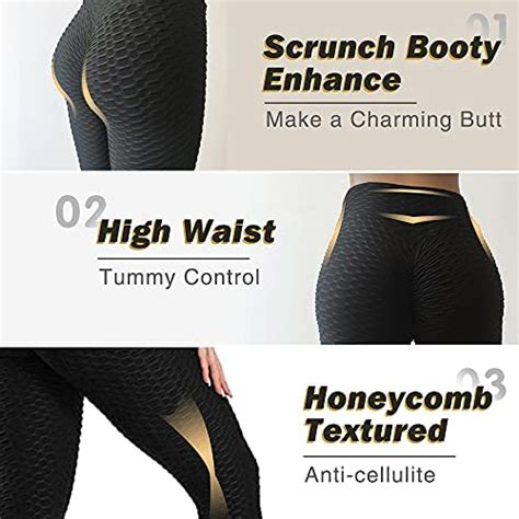 Anti Cellulite Leggings Women Scrunch High Waisted Yoga Pants Booty