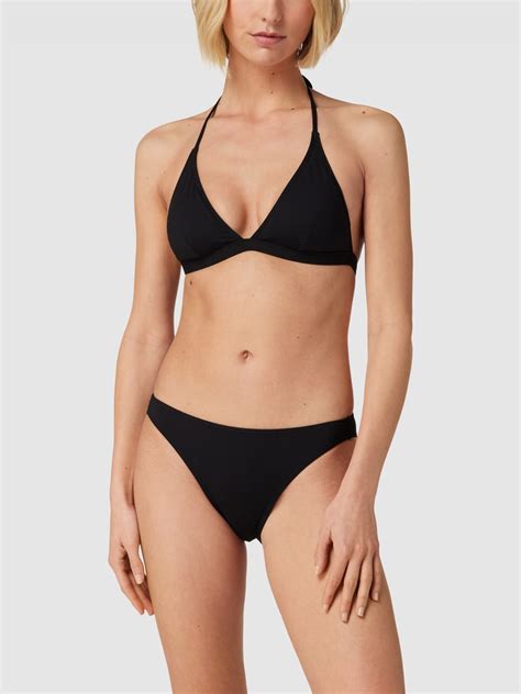 Esprit Bikini Oberteil Mit Strukturmuster Und Schn Rung Black Online