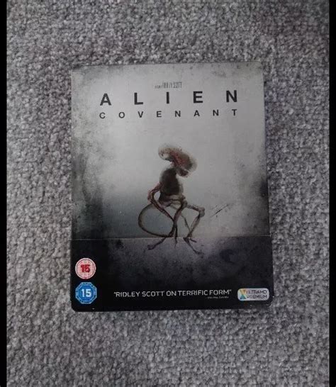 ALIEN COVENANT STEELBOOK 4K UHD Blu Ray 2 Disc Ridley Scott EUR 29