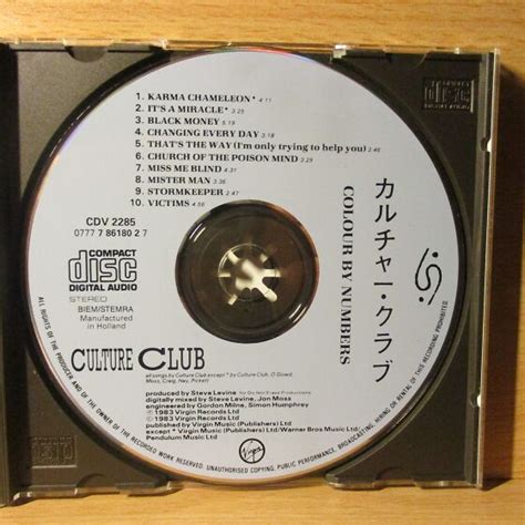 Culture Club Colour By Numbers 1983 Cd 204288536 Ostaee