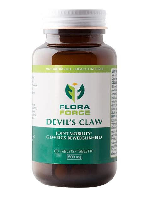 Flora Force Devils Claw Tablets Flora Force Health Products