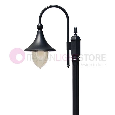 Athena Media Palo Lampione Luci Quadrata Classica Illuminazione Giardino