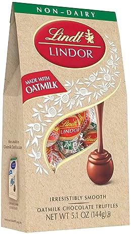 Amazon Lindt Lindor Trufas De Chocolate Con Leche De Avena Trufas