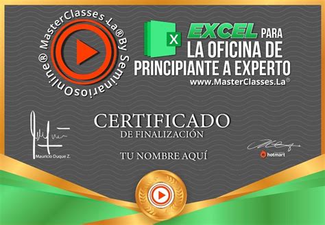 Curso De Excel Para La Oficina De Principiante A Experto Mis Cursos