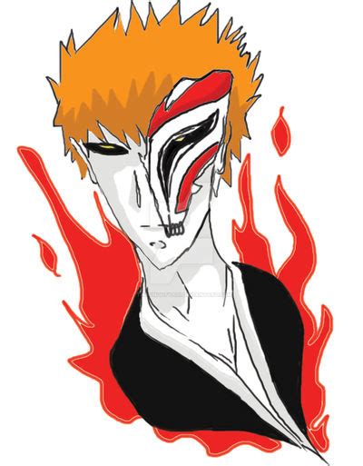 Ichigo Hollow Mask Ish By Thekingofyaoi On Deviantart