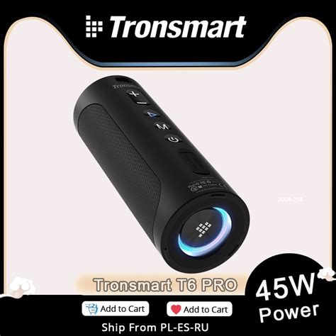 Tronsmart T Pro Bluetooth Portable Speaker With Up To W Ipx