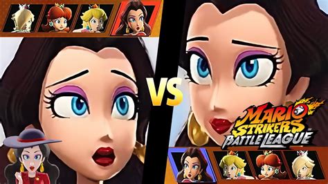 Mario Strikers Battle League Team Pauline Vs Team Pauline At Mushroom