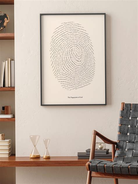 The Fingerprint Of God Jesus Christ Art Aesthetic Print Etsy