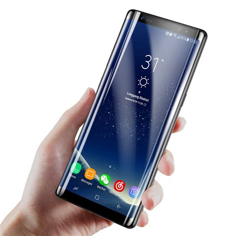 Película De Vidro 3d Baseus 0 30mm Curvada Para Samsung Galaxy Note 8