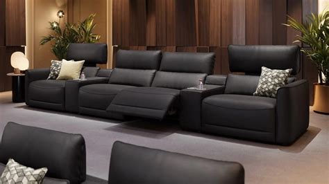 GALA KINO 4 Seater Leather Sofa By Sofanella