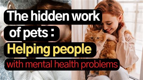 The Hidden Work Of Pets Helping People With Mental Health Problems