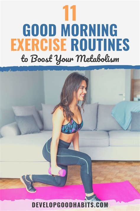 9 Good Morning Exercise Routines To Boost Your Metabolism Artofit