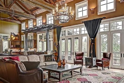 Stately Country Farmhouse With Stone Lookout Tower