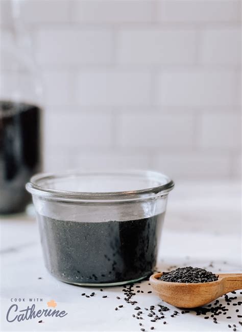 Black Sesame Paste Cook With Catherine