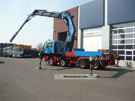 Man Tga 35 480 8x4 2008 Truck Mounted Crane Photo And Specs