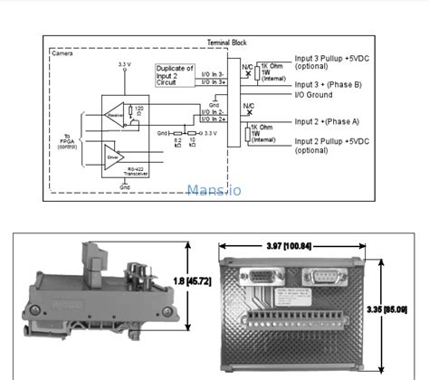 Datalogic Mx E80 69130 0401 Terminal Block Dimensions