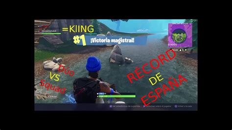 R Cord D O Vs Squad Espa A La Mejor Partida De Mi Vida Fortnite