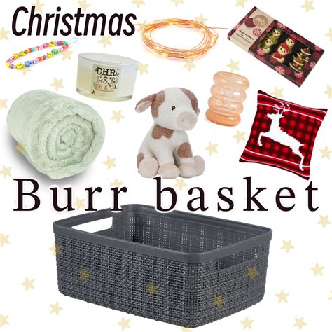 Christmas Burr Basket Etsy