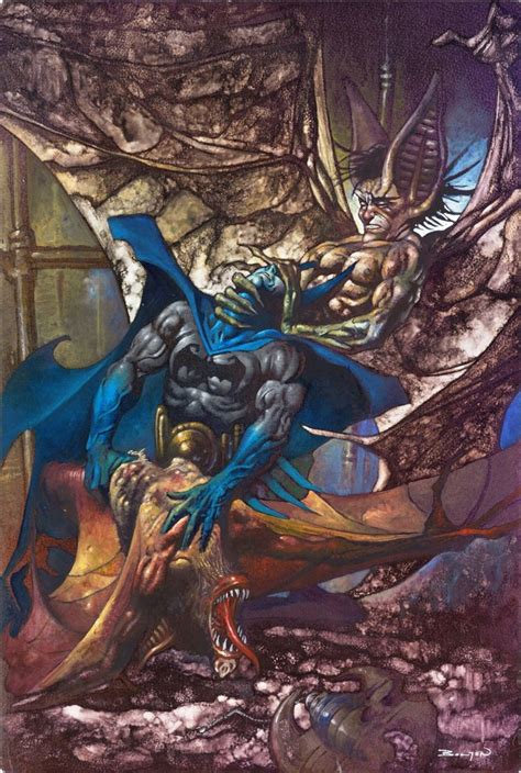 Batman Man Bat Page Splash In Roland Lim S Splashes Comic Art