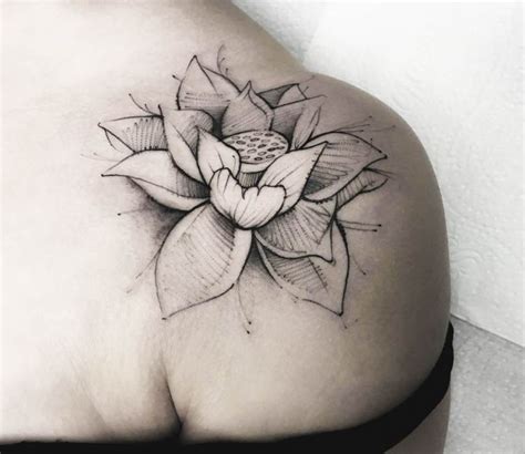 Lotus Flower Tattoo Stencils