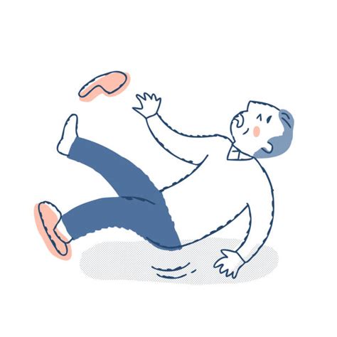 130 Older Man Falling Stock Illustrations Royalty Free Vector