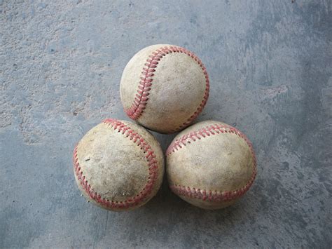 Weathered Vintage Baseballs Wallingford Lap Blanket Flea Market Finds