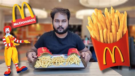 McDonald S Fries Comparison Fries Small Fries Vs Medium Fries Vs