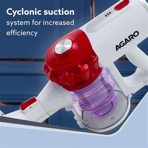 Agaro Regency Cordless Stick Vacuum Cleanerdry Vacuuming2 Suction Modes7 Kpa Suction Power