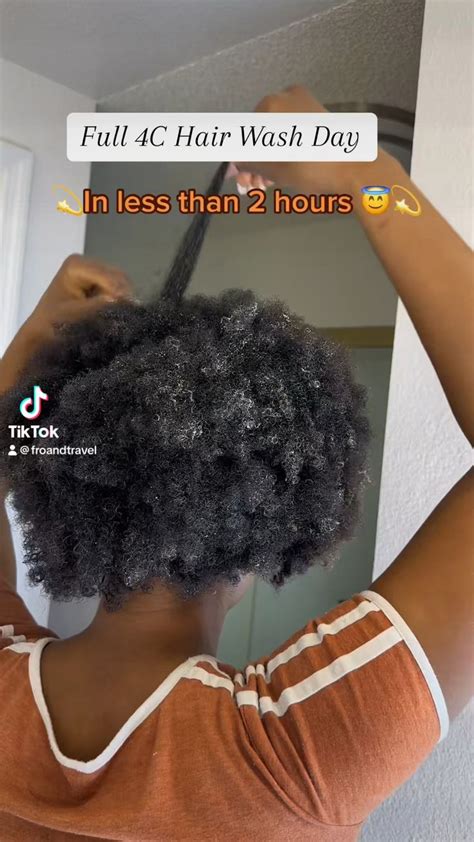 Quick And Easy 4c Hair Wash Day In 2024 Natural Hair Washing Hair