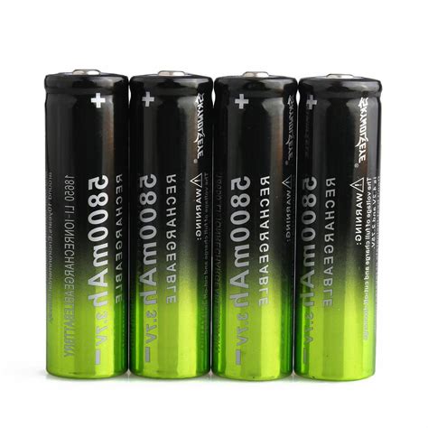 Mah Skywolfeye Battery V Li Ion Rechargeable Batteries